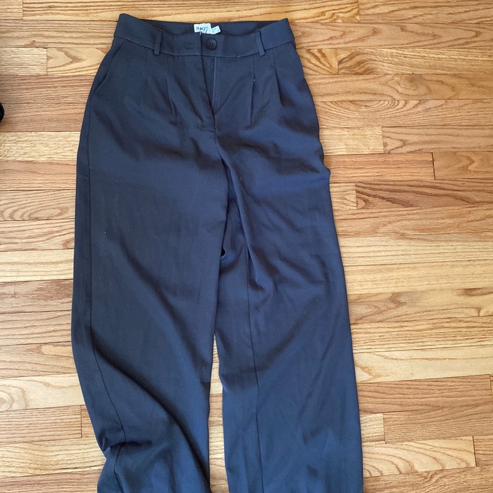 Wide leg dress pants trousers